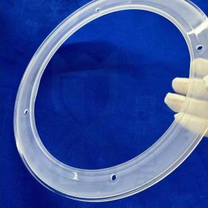 China Transparent Frosted Fused Silica Glass Stone Punching Ring factory