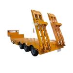 Low Loader/Lowbed/ Lowboy Transport Truck Semi Trailer for Excavator Transport
