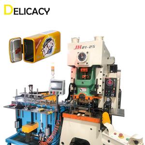 China Automatic Strip Feeding Metal Can Making Machine For Mint Tin Body Making factory