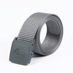 Rectangle Plastic Buckle Nylon Belt 3CM Mens Military Belt