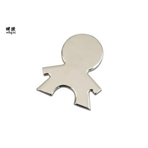 China Boy Shape Custom Picture Decorative Fridge Magnets , Stainless Steel Fridge Magnets Funny Design on sale