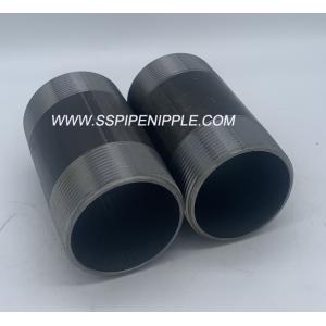 SCH 40 Black Pipe Nipple NPT 2X6 Conform To  ASTM A53  ASTM 733