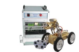 China CCTV Robotic Pipe Inspection Camera Crawler System Measurement Scope ±45 Degree factory