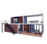 Galvanized Steel Bending 40ft Container House Flat Pack Mobile Prefabricated