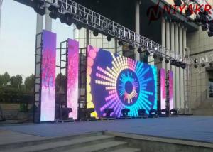China Outdoor Waterproof Slim P10 Rental LED Display Screen With 640X640mm Cabinet factory