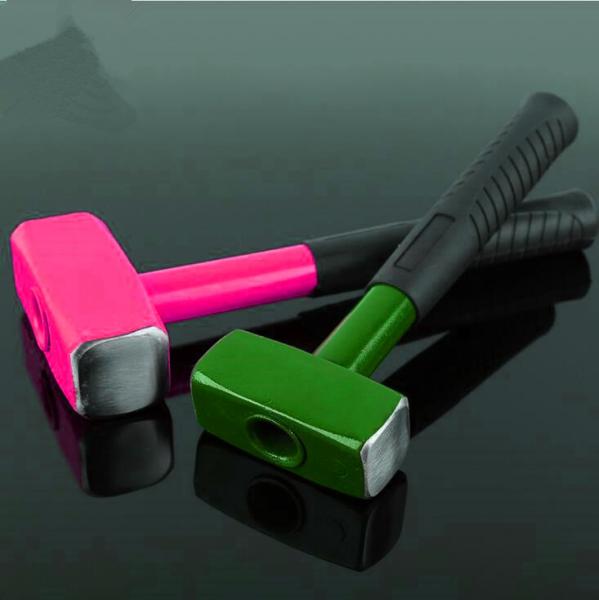 Stoning hammer(XL-0073) with powder coated surface, steel tube handle, durable
