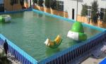 SGS 10M X 10M PVC Swimming Pool Metal Frame For Summer Inflatable