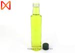 Wholesale 500ml Dark Green Round Olive Oil Glass Bottles with Aluminum Cap