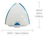 Auto Shut Off 140mL Ultrasonic Cool Mist Humidifier
