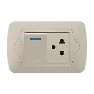 China Office / Home Switches And Sockets Good Hand Touch Feeling Flame Resistant factory