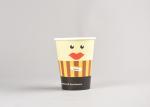 6 Colours Printing Food Grade Single Wall Coffee Hot Paper Cups with Covers