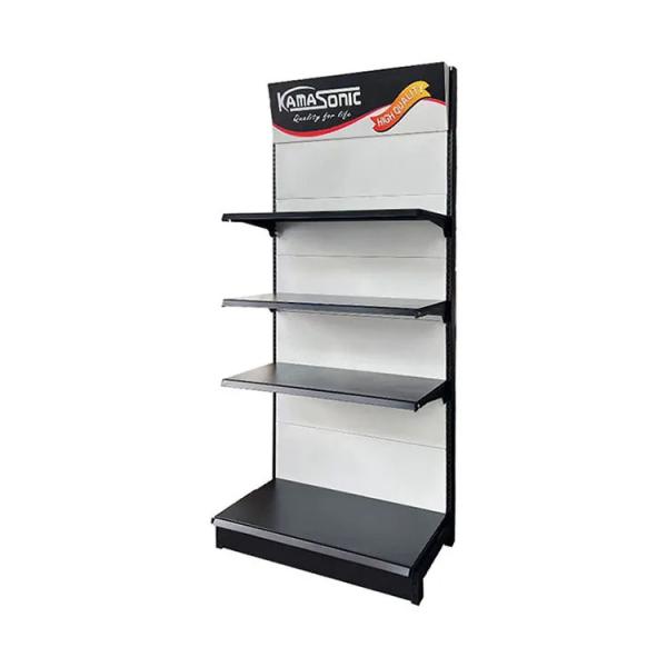 Best Selling Factory customized color size supermarket rak gondola shelving