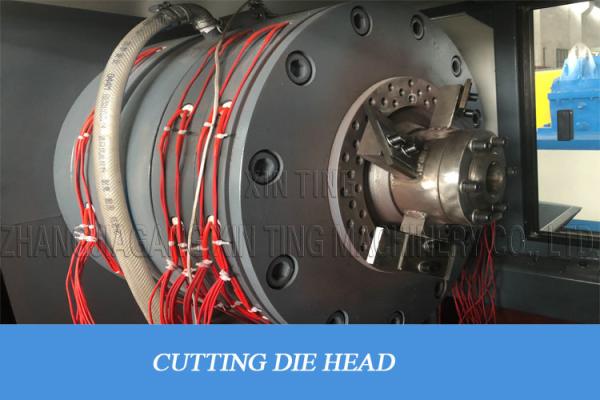 PE Film Pelletizing HDPE Recycling Machine With Squeezing Machine Capacity 300
