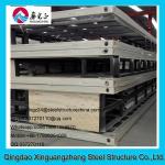 Container house prefab steel frame refugee camp tent used in Europe
