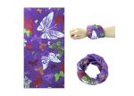Butterfly Logo Head Wrapow Fiber Properties , Neck Scarf Sublimation Printing