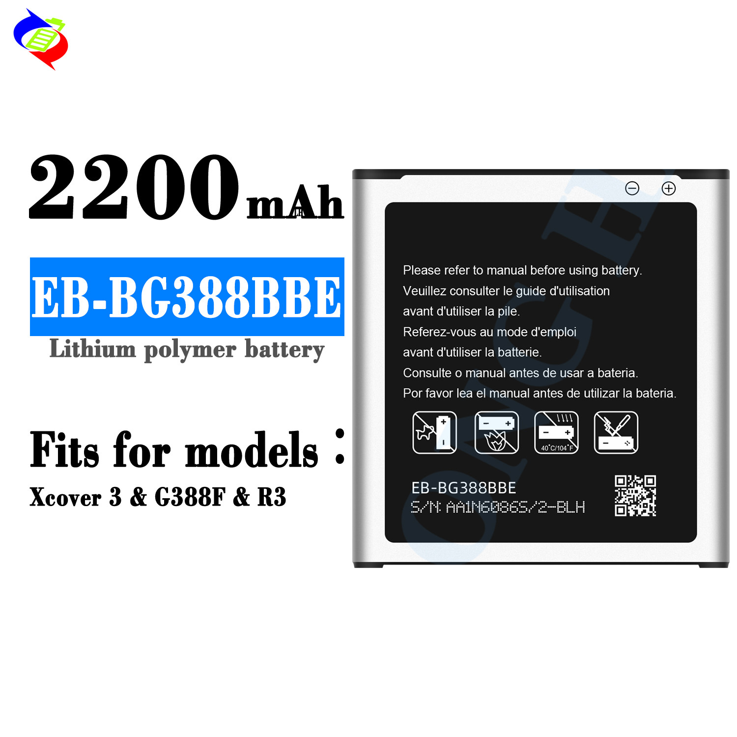 Original Quality EB-BG850BBE 1860mAhRechargeable Lithium-ion Battery