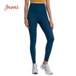 Sexy Nude Super High Waist Crotchless Yoga Leggings Pants 210gsm US Size
