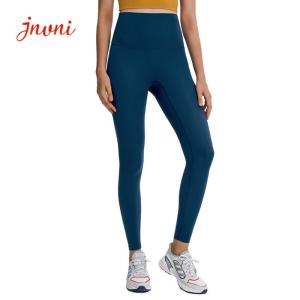 China Sexy Nude Super High Waist Crotchless Yoga Leggings Pants 210gsm US Size factory