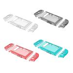 Hot New Crystal Clear Full-Body Protector Case for Nintendo Switch Blue Red