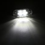 12V 2pcs Trailer Automotive Side Marker Light , 80lm Emergency Vehicle Lighting