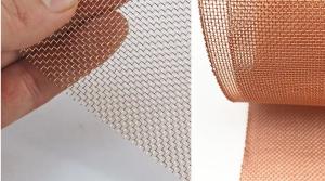 China 99.99% Knitting Woven Copper Mesh Flexible And Fine Red Wire factory