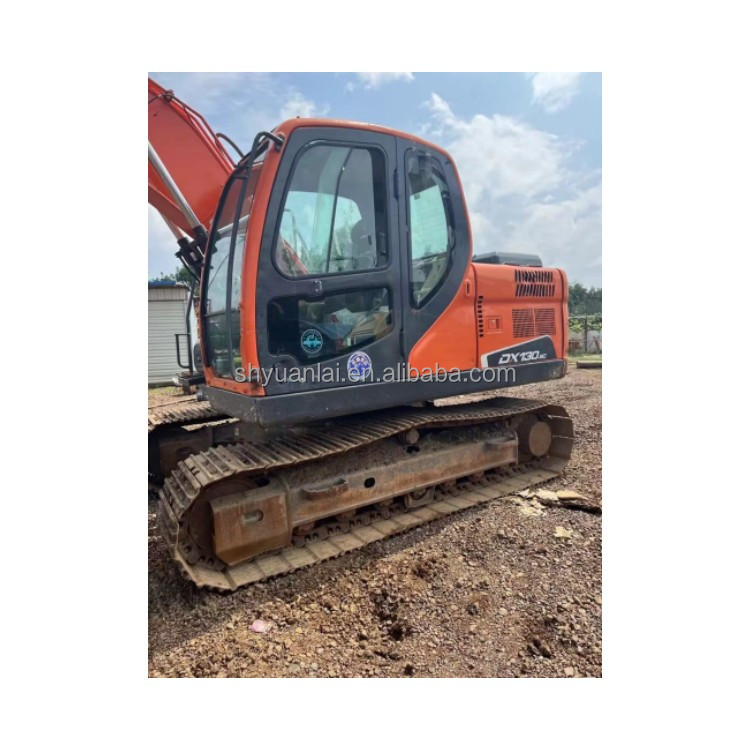 13000 KG Second Hand DOOSAN DX130 Excavator and Suitable for Crushing Used Hand Excavators