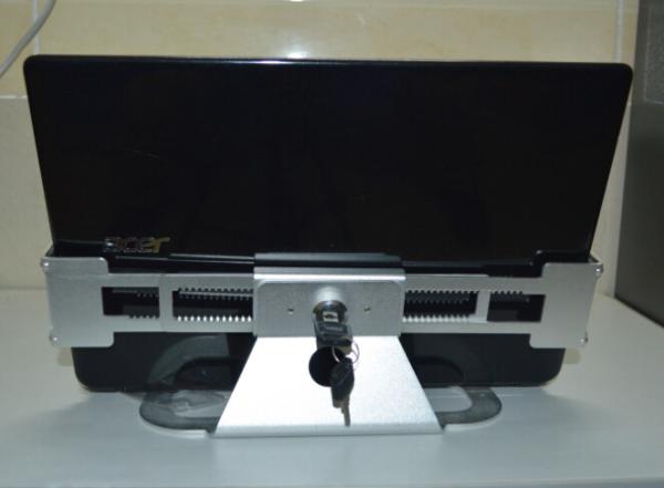 Comer anti-theft lock Flexible security display for laptop showcase display