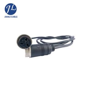 China Elevator 3 Pin Aviation Cable For Cctv Camera Link , Rear View Camera Cable factory