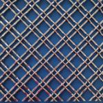 Decorative Metal Crimped Flat Wire Screen Mesh For Cabinets