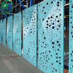 Artistic Aluminum laser cutting Aluminum Perforated Panels CNC Carved Exterior