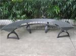 Cast Iron Metal Tree Surround Bench With Polyester Powder Coating
