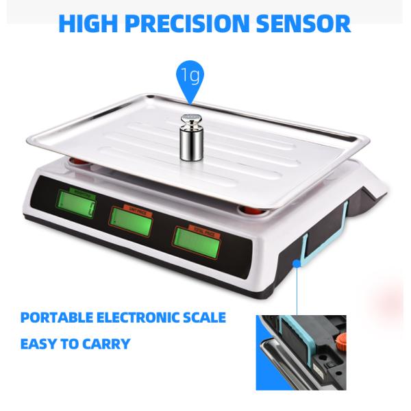 Veidt Weighing ACS-825B Kitchen Electronic Digital Computing Scale 40kg Weight Measuring Scale Small Scale Machines