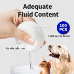 Customizable Gentle Pet Wet Wipes Hypoallergenic Eye Cleaning Wipes For Dogs