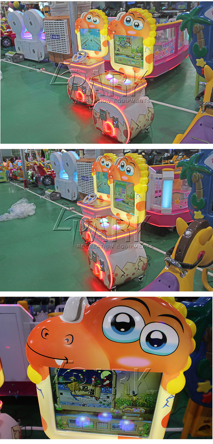 Children Ticket Redemption Gaming Machine Small Dinosaur Series For Amusement Park