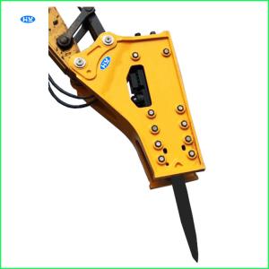 China Mining Quarry Skid Steer Breaker Attachment Piston 20CrNiMo 42 Ton Excavator factory