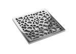 High Ductility Low Profile Shower Drain , Square Floor Drain Grate Strength ≥530