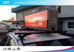 Full Color P5mm Taxi top LED Display With Large Viewing Angle , Led Taxi Roof