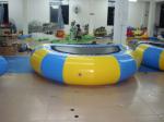 Outdoor 0.9mm Pvc Tarpaulin Inflatable Watertrampoline For Water Sports Game