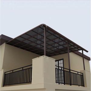 China Soundproof Transparent 1000*1200mm PC Awning factory