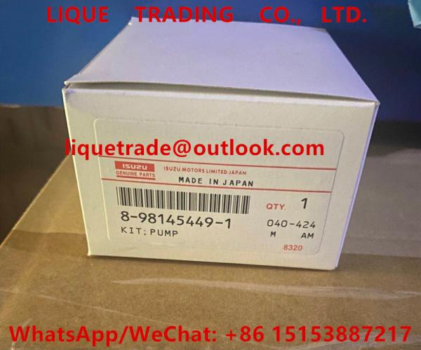 ISUZU control valve 8-98145449-1 , 8-98145449-0 REPAIR KIT 98145449 , 8981454491