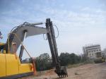 Excavator Sliding Arm SK350 Green / Yellow 35T For Tunnel Sewage Pipeline