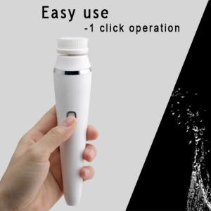China Eco Friendly Rechargeable Facial Cleansing Brush 330 G 6000 Rpm Pulse factory