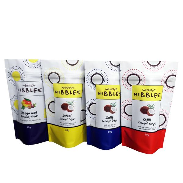 Gravure Printing Zipper stand up pouch for Food Packaging