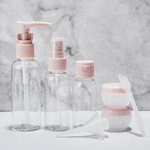 China Secure and Leak-Proof Durable Travel Bottle Set with PE Caps and EVA Bag Packaging factory