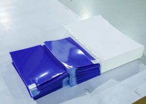 China High Sticky Cleanroom Sticky Mat Blue Polyester Floor Mats 24x36inch factory