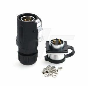 China 2 Pin Male Cable Plug Female Panel Socket factory