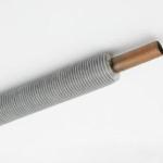 DELLOK Aluminum Copper Stainless Steel TP304L 0.4mm Embedded Fin Tube