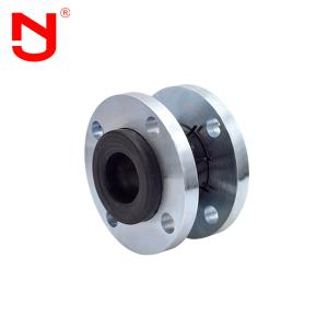 China Pn16 Single Sphere Galvanized Flanged Expansion Rubber Joint Connector factory