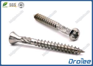 China 304/316 Stainless Oval Head Torx Timber Decking Screw, Type 17, Knurled Shank factory