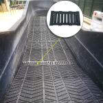 600*460*38mm Drainage Rubber Cover Mats horse rubber mats For Racecourse Channel